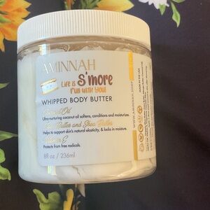AMINNAH Life is S'more Whipped Body Butter — 8 oz.